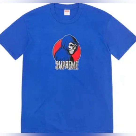 Supreme Reaper Tee in blue SS23 NWT - Picture 1 of 5